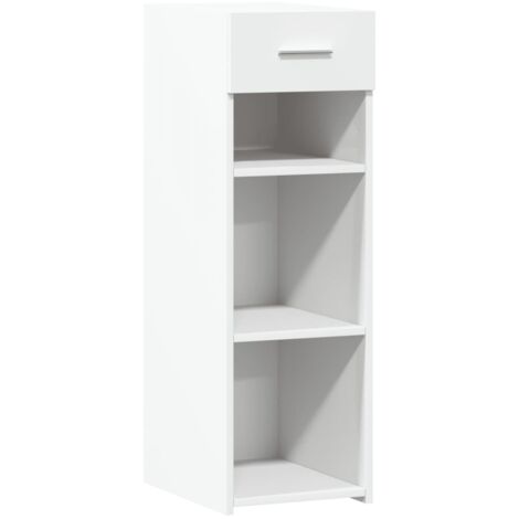 vidaXL Credenza Bianca 30x42,5x93 cm in Legno Multistrato