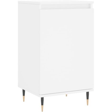 vidaXL Credenza Bianca 40x35x70 cm in Legno Multistrato