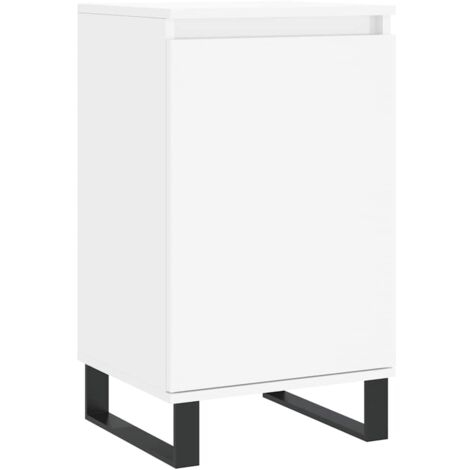 vidaXL Credenza Bianca 40x35x70 cm in Legno Multistrato