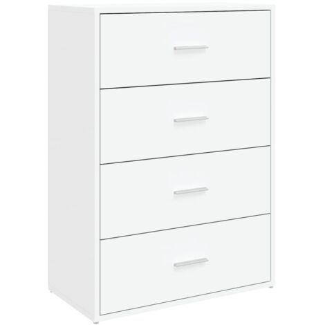 vidaXL Credenza Bianca 60x31x84 cm in Legno Multistrato