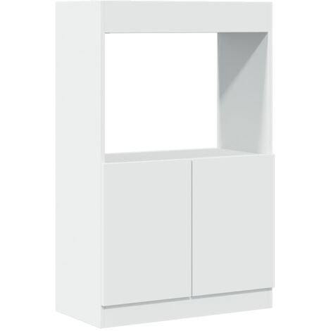 vidaXL Credenza Bianca 63x33x100 cm in Truciolato