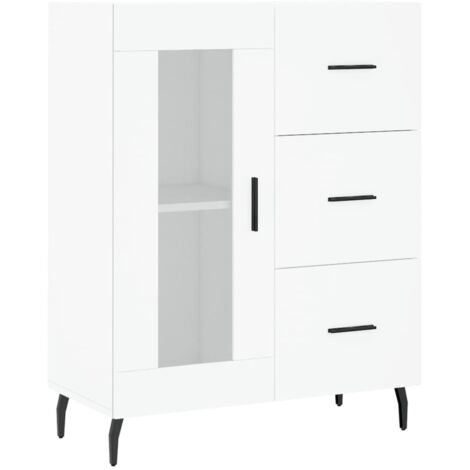 vidaXL Credenza Bianca 69,5x34x90 cm in Legno Multistrato