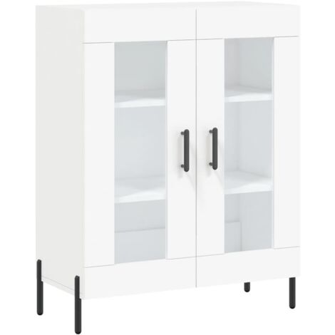 vidaXL Credenza Bianca 69,5x34x90 cm in Legno Multistrato