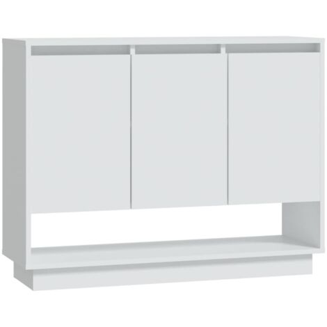 vidaXL Credenza Bianca 97x31x75 cm in Truciolato