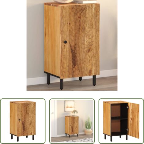 vidaXL Credenza con ripiani -  Credenza 40x33x75 cm in Legno Massello di Acacia