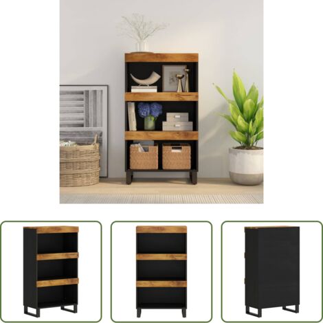 vidaXL Credenza da camera da letto -  Credenza 60x33x107 cm in Legno Massello di Mango