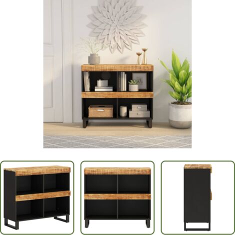 vidaXL Credenza da camera da letto -  Credenza 85x33x75 cm in Legno Massello di Mango