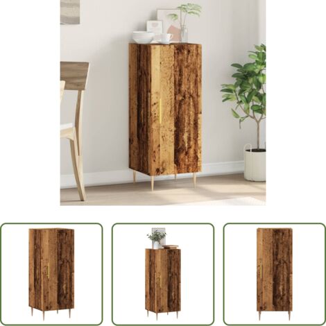 vidaXL Credenza da cucina -  Credenza Legno Antico 34,5x34x90 cm in Truciolato