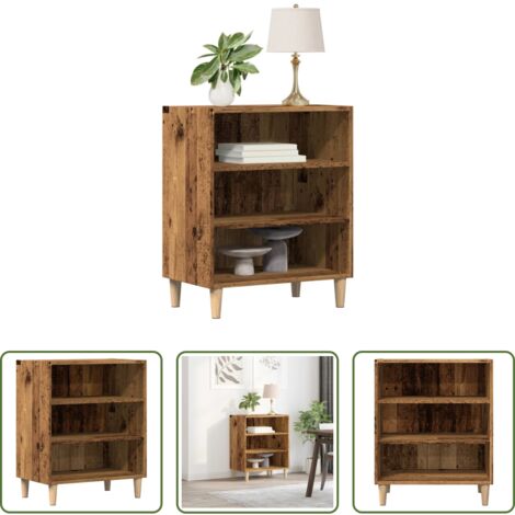 vidaXL Credenza da cucina -  Credenza Legno Antico 57x35x75 cm in Truciolato