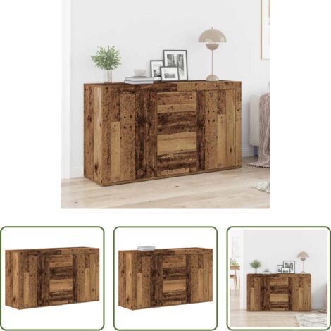 vidaXL Credenza da pranzo -  Credenza Legno vecchio 120 x 36 x 69 cm Legno multistrato