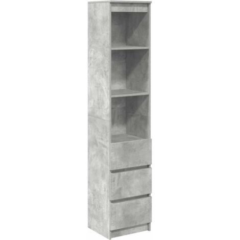 Credenza Moderna,Madia Da Cucina,Mobile Buffet,Armadio Da Cucina Rovere Fumo 57x35x70 Cm In Legno Multistrato 78001818
