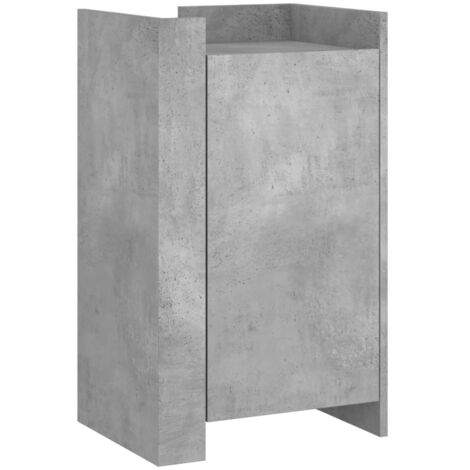 vidaXL Credenza Grigio Cemento 45x35x75 cm in Legno Multistrato