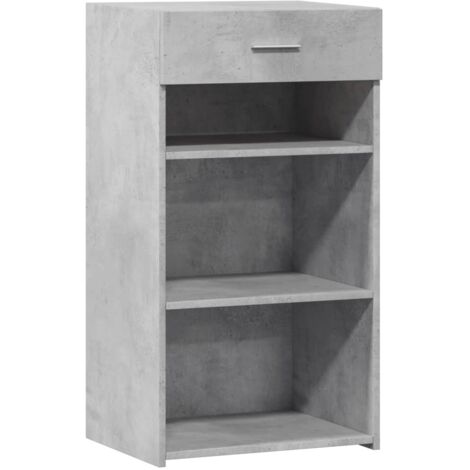 vidaXL Credenza Grigio Cemento 50x42,5x93 cm in Legno Multistrato