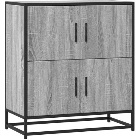 vidaXL Credenza Grigio Sonoma 68x35x76 cm in Legno Multistrato