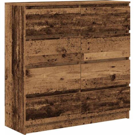 vidaXL Credenza Legno Antico 100x35x99 cm in Legno Multistrato