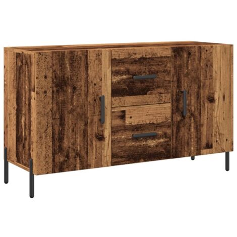vidaXL Credenza Legno Antico 100x36x60 cm in Legno Multistrato