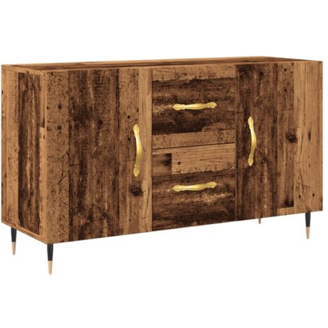 vidaXL Credenza Legno Antico 100x36x60 cm in Legno Multistrato