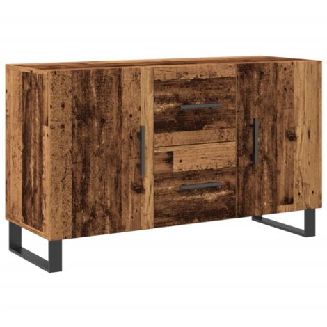 vidaXL Credenza Legno Antico 100x36x60 cm in Legno Multistrato