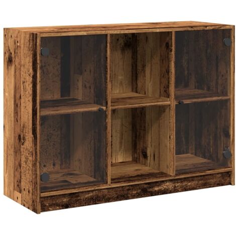 vidaXL Credenza Legno Antico 102x37x75,5 cm in Legno Multistrato