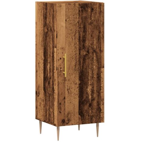 vidaXL Credenza Legno Antico 34,5x34x90 cm in Truciolato