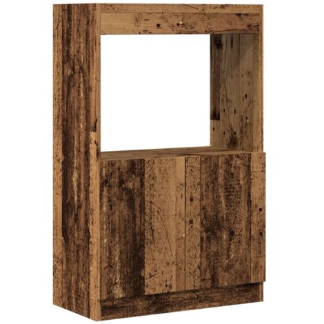 vidaXL Credenza Legno Antico 63x33x100 cm in Truciolato