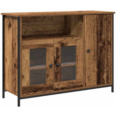 vidaXL Credenza Legno vecchio 100 x 35 x 75 cm Legno multistrato