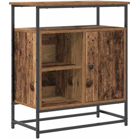vidaXL Credenza Legno vecchio 69 x 35 x 80 cm Legno multistrato