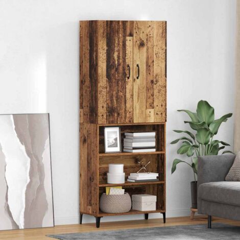 vidaXL Credenza Legno vecchio 69,5 x 34 x 180 cm Legno