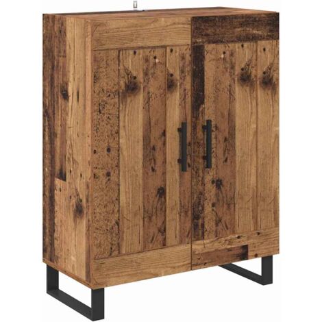 vidaXL Credenza Legno vecchio 69,5 x 34 x 90 cm