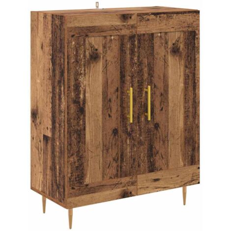 vidaXL Credenza Legno vecchio 69,5 x 34 x 90 cm