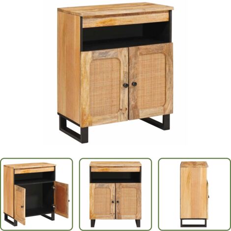 vidaXL Credenza marrone -  Credenza Marrone 60 x 33 x 75 cm Legno di mango massello