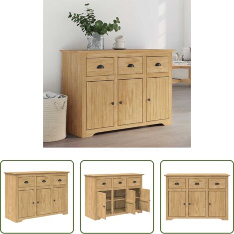 vidaXL Credenza miele -  Credenza con cassetto BODO Marrone miele 115,5 x 44 x 80 cm