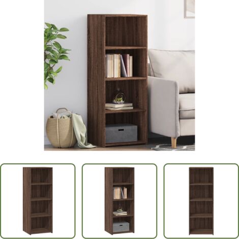 vidaXL Credenza multistrato -  Credenza Rovere Marrone 45x41x124cm in Legno Multistrato