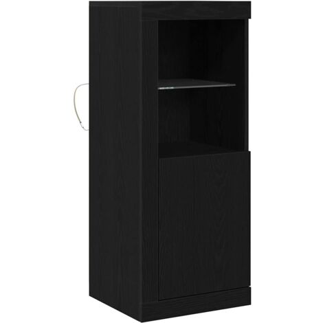 vidaXL Credenza Nero 41 x 37 x 100 cm Legno multistrato