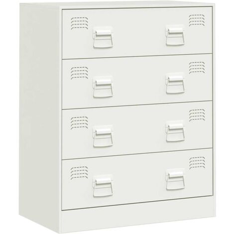 vidaXL Credenza Rosa 67x39x83 cm in Acciaio