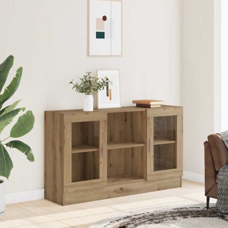VIDAXL Credenza Rovere Fumo 104,5x35,5x67,5 cm in Legno Multistrato