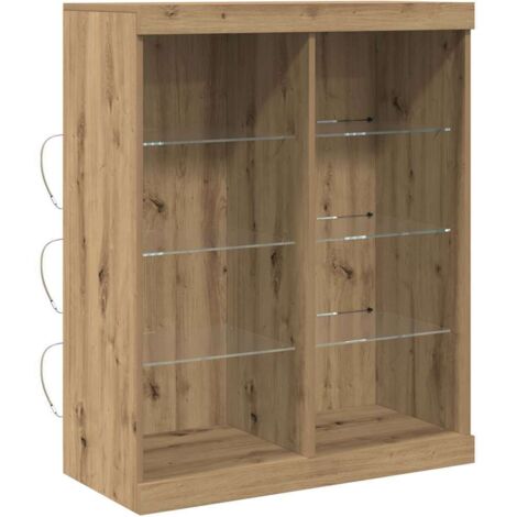 vidaXL Credenza rovere artigianale 41 x 37 x 100 cm Legno multistrato
