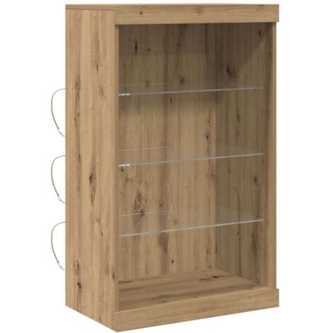 vidaXL Credenza rovere artigianale 60.5 x 37 x 100 cm