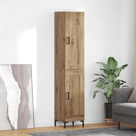 vidaXL Credenza Rovere artigianale 69,5 x 34 x 180 cm