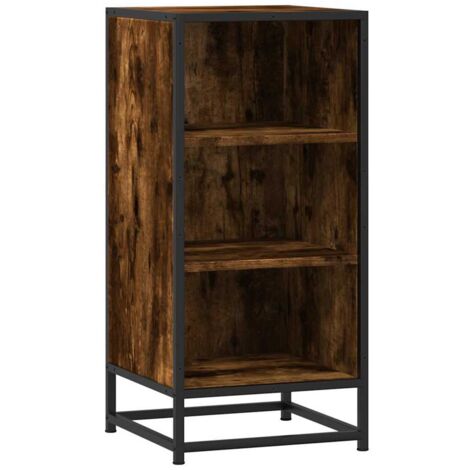 vidaXL Credenza Rovere Fumo 35,5x35x76 cm in Truciolato