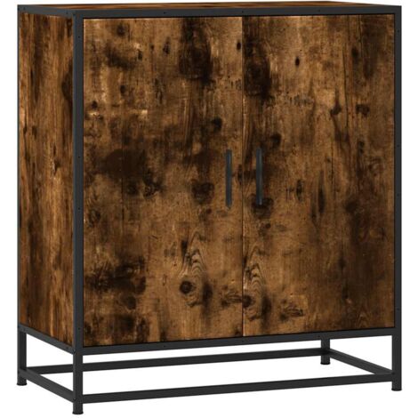 vidaXL Credenza Rovere Fumo 68x35x76 cm in Truciolato