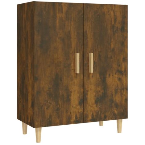 vidaXL Credenza Rovere Fumo 70x34x90 cm in Legno Multistrato