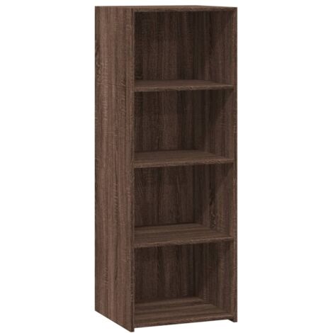 vidaXL Credenza Rovere Marrone 45x41x124cm in Legno Multistrato