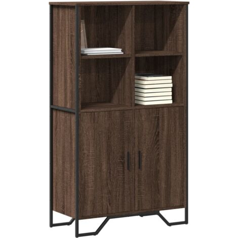 vidaXL Credenza Rovere Marrone 79,5x35,5x137,5 cm in Legno Multistrato