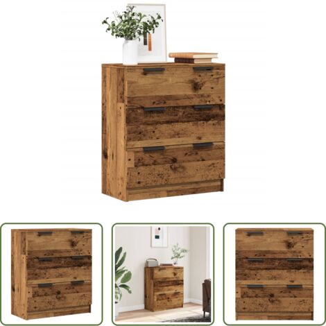 vidaXL Credenza salone -  Credenza Legno Antico 60x30x70 cm in Truciolato