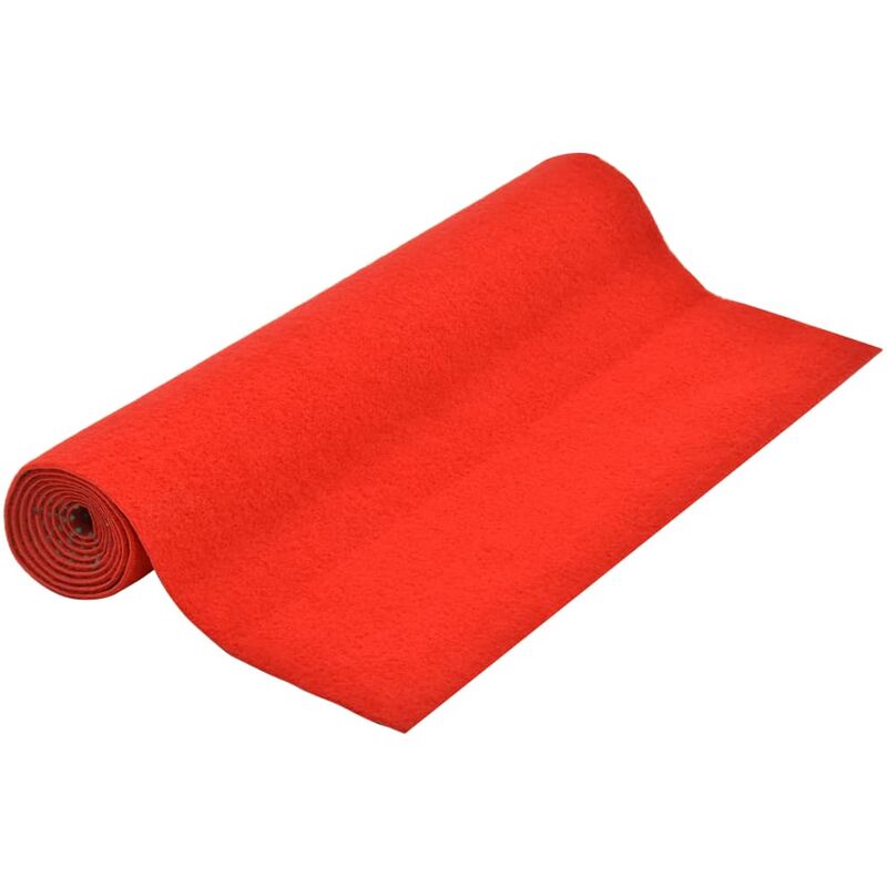 

vidaXL Césped artificial con tacos rojo 4x1 m - Rojo