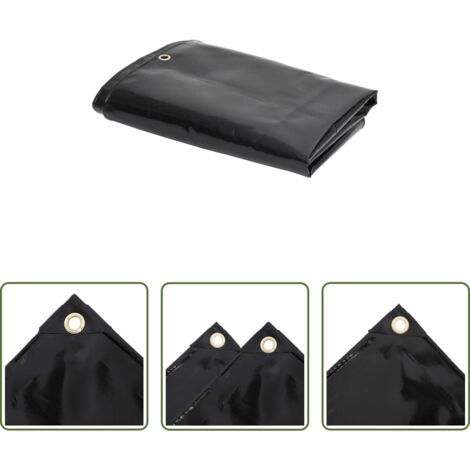 vidaXL Cubierta para jardín -  Lona 650 g/m² 3,5x2,5 m negro
