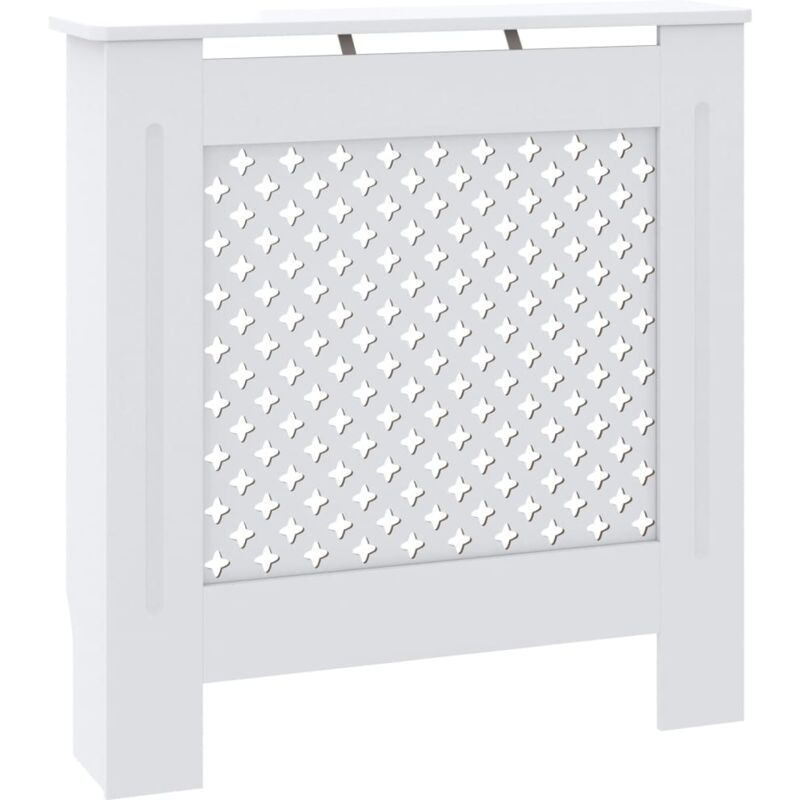 

vidaXL Cubierta para radiador MDF blanco 78 cm - Blanco