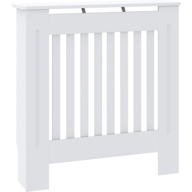 

vidaXL Cubierta para radiador MDF blanco 78 cm - Blanco