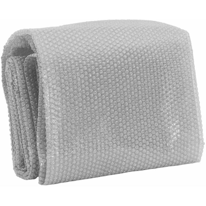 

vidaXL Cubierta solar de piscina de PE flotante gris 250 cm - Gris